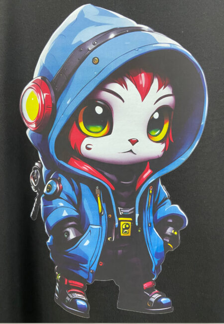 Cute Hoodie Cat